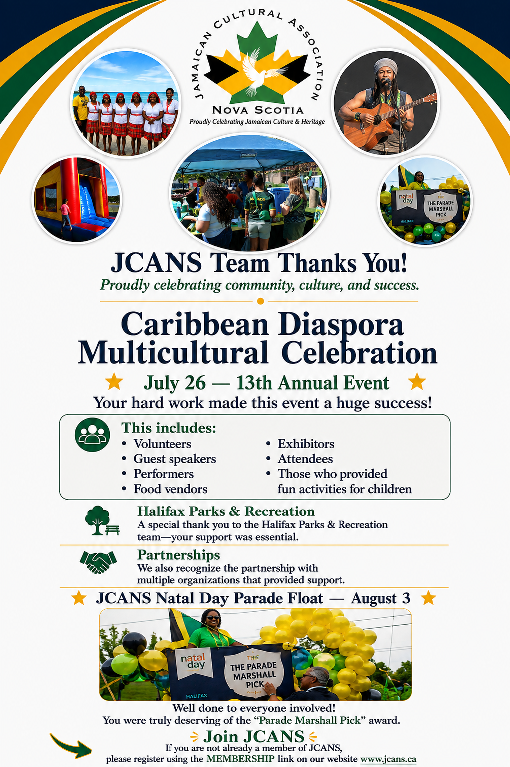 JCANS 13th Multicultural Celebration July 26 2026 Program and Sponsors